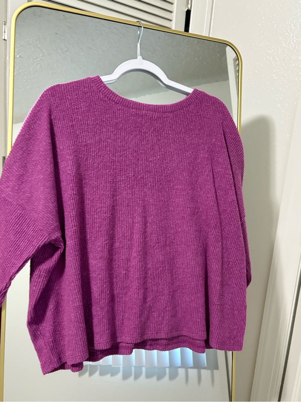 Ribbed sweater